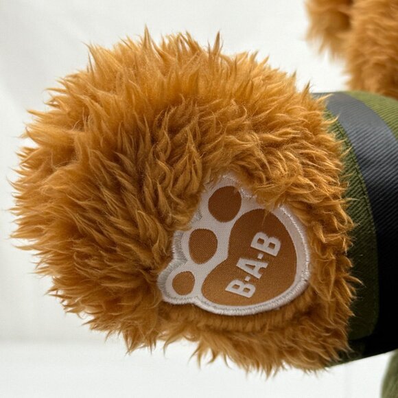 Build A Bear 16" Plush Toy Brown Bear with Army Officer Uniform Hat Boots - Picture 8 of 11